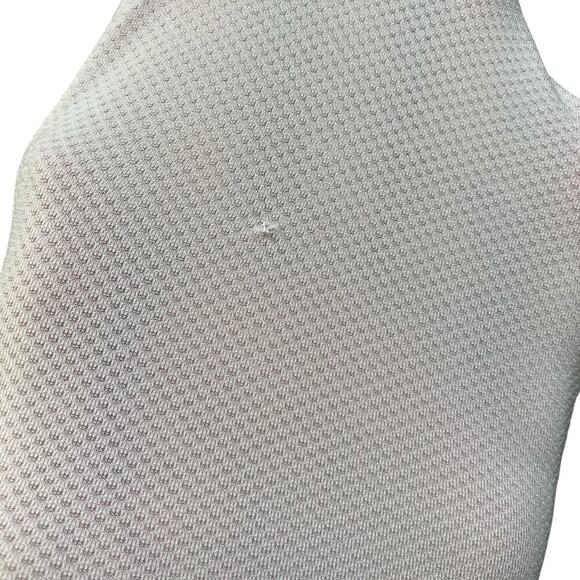 Lululemon Sz 4 Pretty Pink Star Runner Half Zip Pullover Fitted Stretchy Flawed - Picture 10 of 16